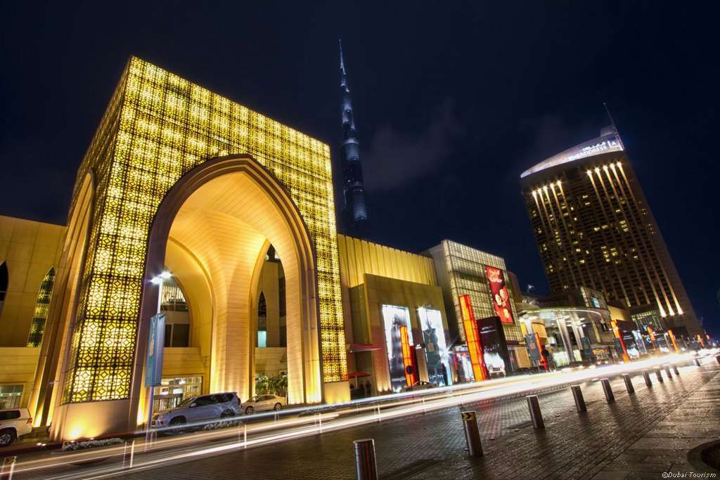 Nachtansicht Dubai Mall