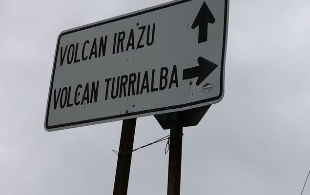 zum Vulkan Irazu, Costa Rica